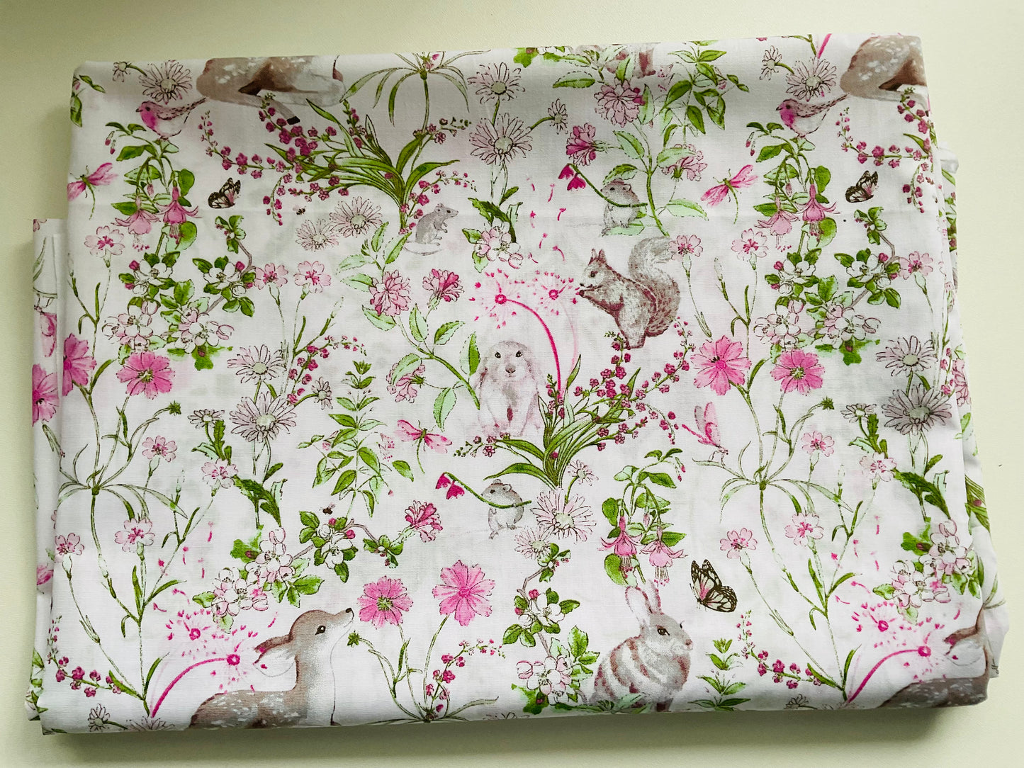Fabric Book Pouch - Country garden