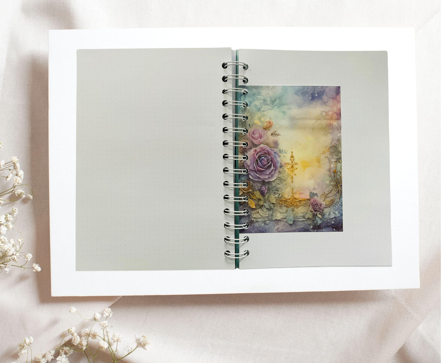 Creative Notebooks - Blue Rose