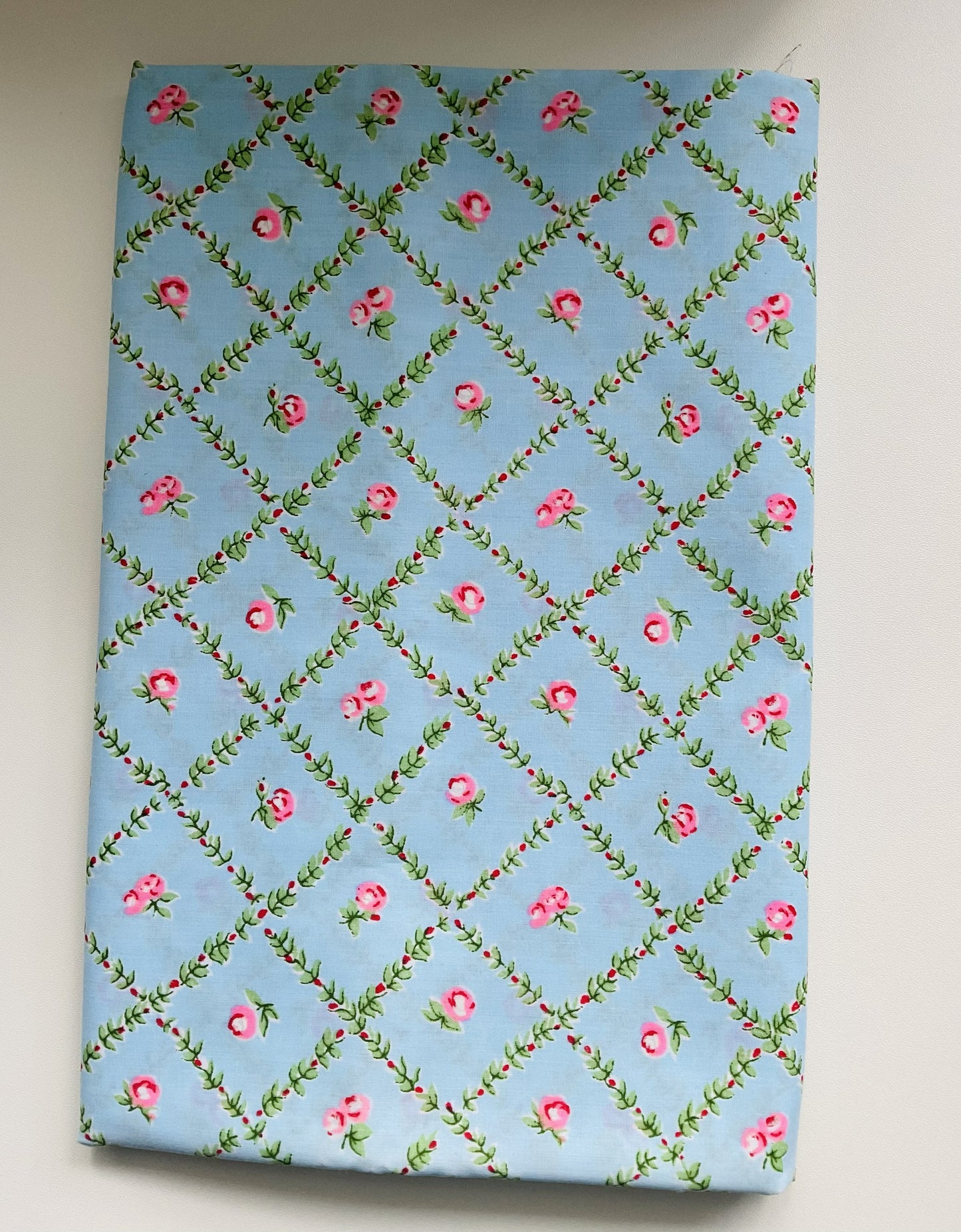 Fabric Book Pouch - Blue Maze