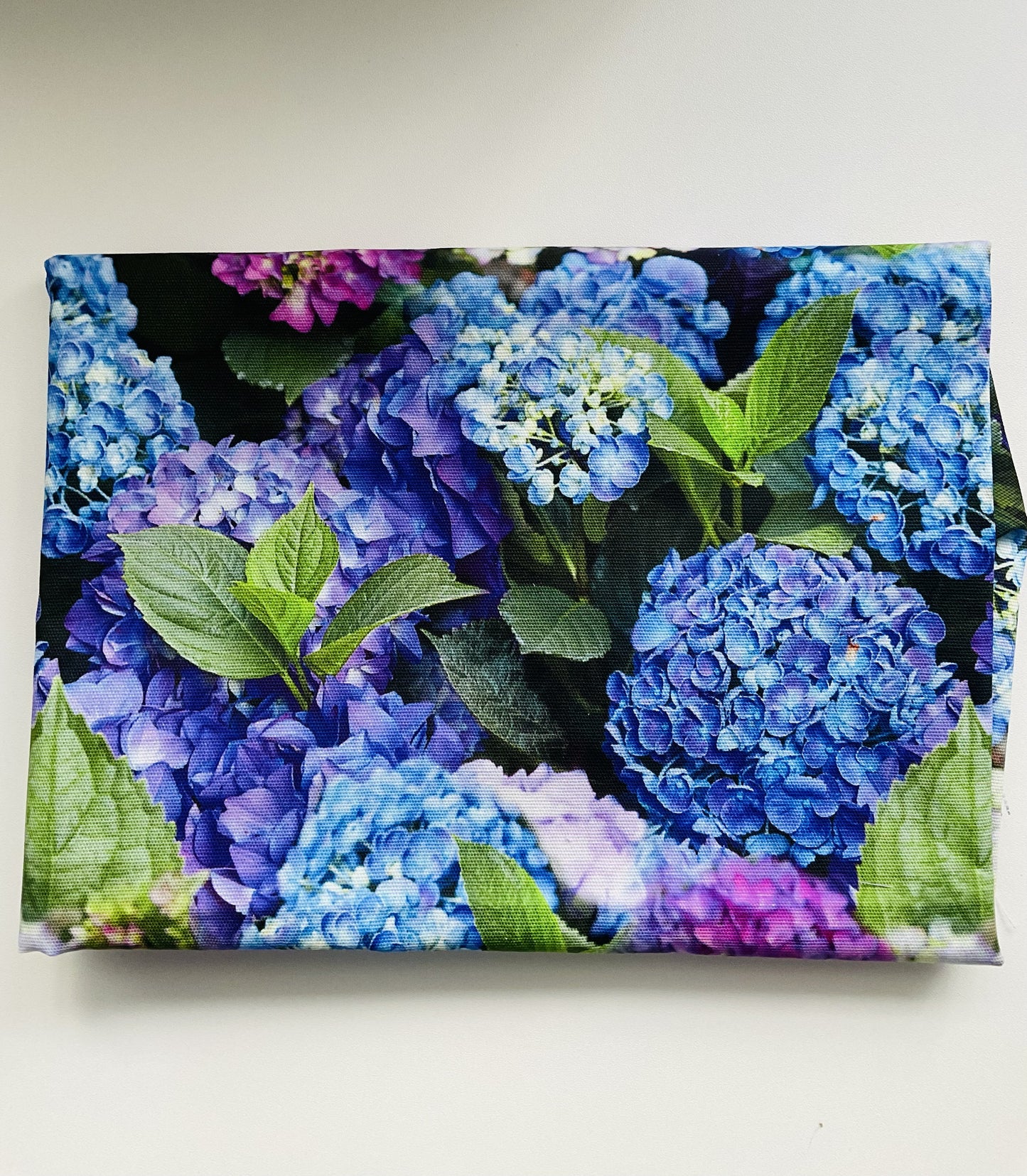 Fabric Book Pouch - Hydrangea