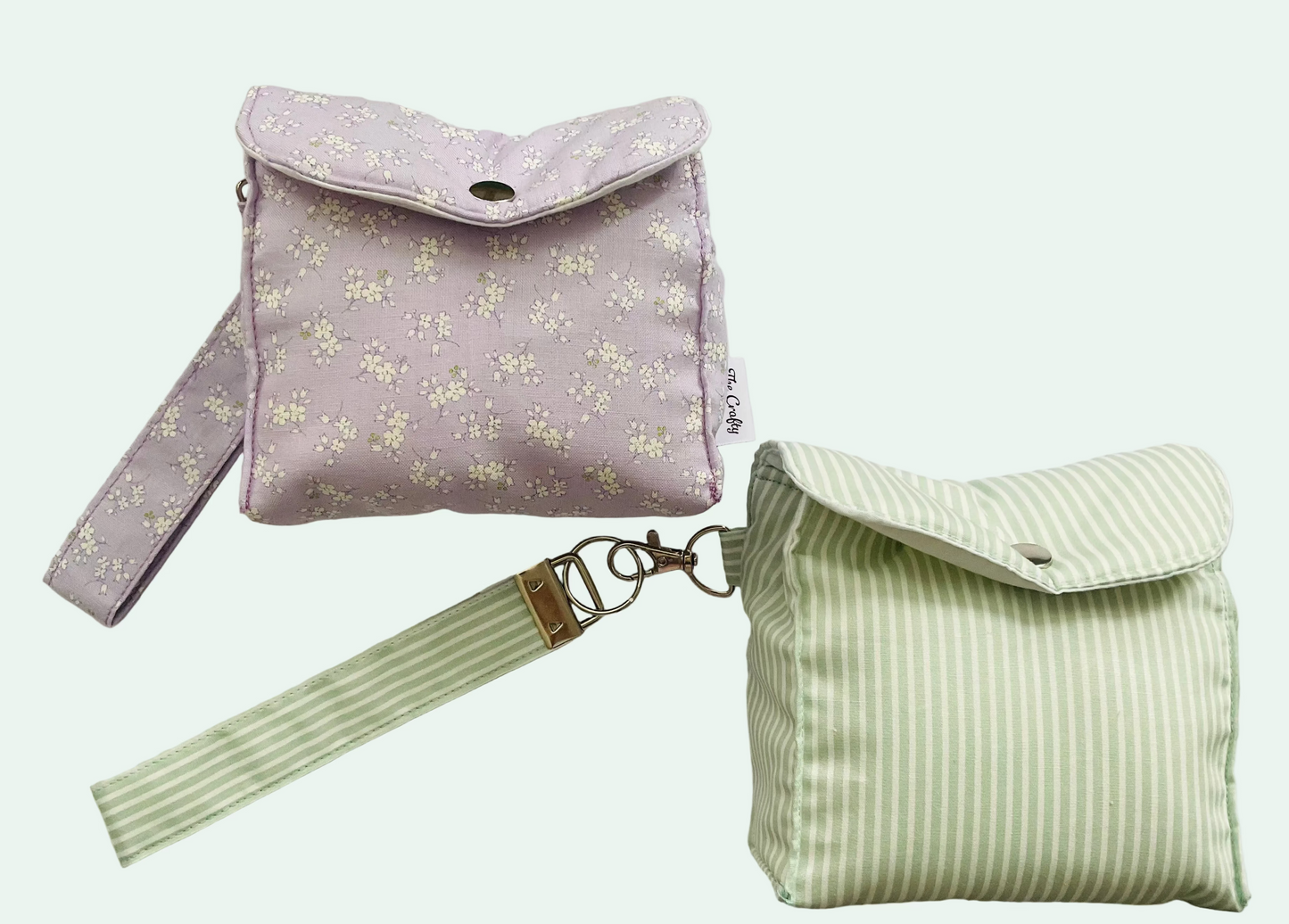 Quilted Boxy Pouch (with wristlet) - A girl's essential kit
