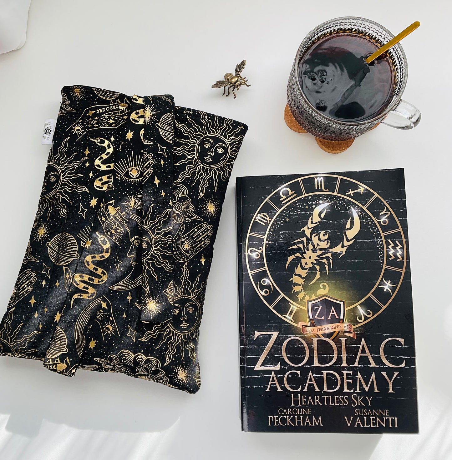 Fabric Book Pouch - Celestial